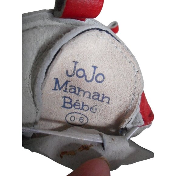 JoJo Maman Bebe Dinosaur Size 0-6m Multicolor Leather Baby Shoes T-rex - Picture 4 of 4